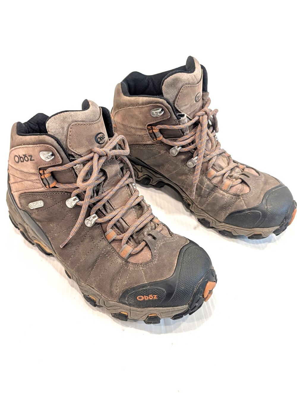 OBOZ Bridger Mid B-dry Men's Brown Waterproof Hiking Boots Size 8.5